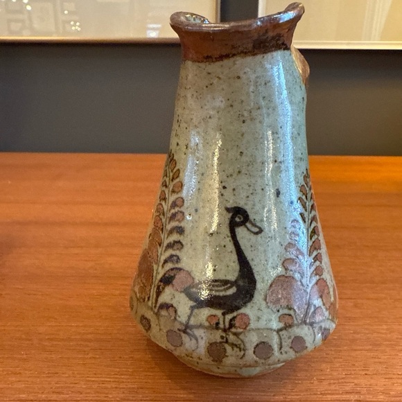 Handmade Bird  Creamer Pitcher  Mexico Folk Art Vintage - Picture 2 of 12